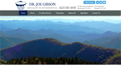 Desktop Screenshot of gibsonortho.com