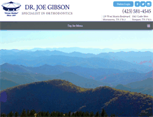 Tablet Screenshot of gibsonortho.com